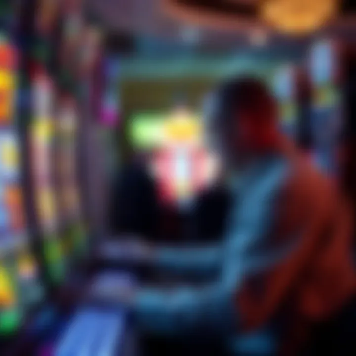 Player strategizing while engaging with a slot game