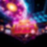 A vibrant cosmic scene representing supernova slots