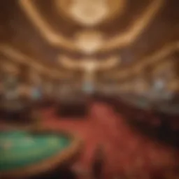 Luxurious casino interior showcasing opulent decor