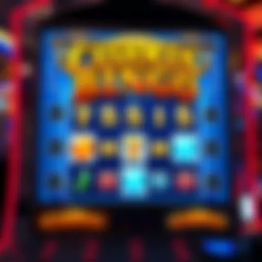 Intricate design of the Cashman Bingo slot machine screen