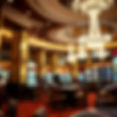Elegant casino atmosphere showcasing Platinum Mlife rewards