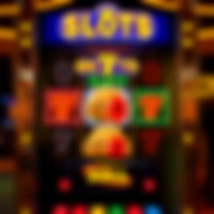 Dynamic interface showcasing slot mechanics