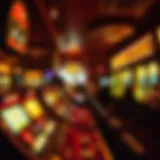 A vintage photograph depicting the historical evolution of gambling in New York.