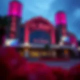 Exterior view of St. Marie Casino showcasing its vibrant architecture