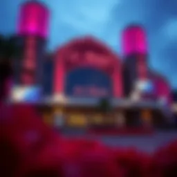 Exterior view of St. Marie Casino showcasing its vibrant architecture