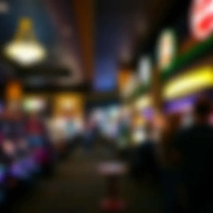 Engaging Gaming Atmosphere at St. Marie Casino Interior gaming floor filled with various gaming options and patrons enjoying