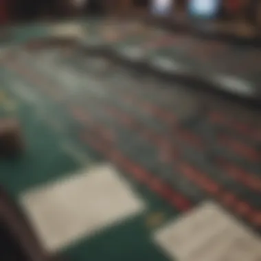 Betting Slips and Racing Forms for Informed Wagers A detailed shot of betting slips and racing forms on a betting counter