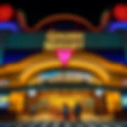 Reno Golden Nugget exterior showcasing its vibrant entrance