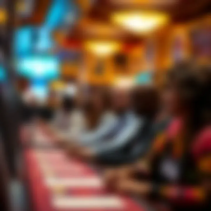 Community event at Rhythm City Casino promoting engagement