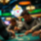 A captivating scene from the WSOP Tournament of Champions showcasing intense gameplay.