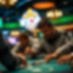 A captivating scene from the WSOP Tournament of Champions showcasing intense gameplay.