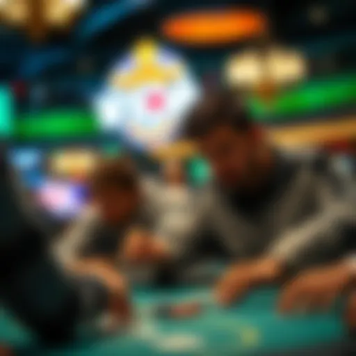 A captivating scene from the WSOP Tournament of Champions showcasing intense gameplay.