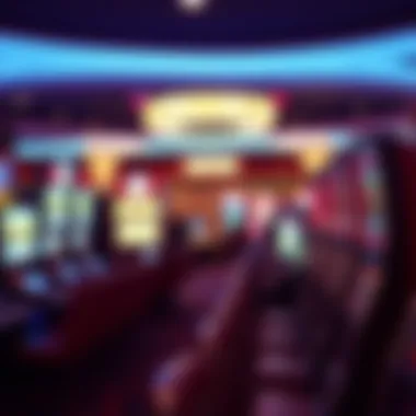 Exploring the Gaming Atmosphere at FanDuel Casino Interior view of FanDuel Casino showcasing gaming options