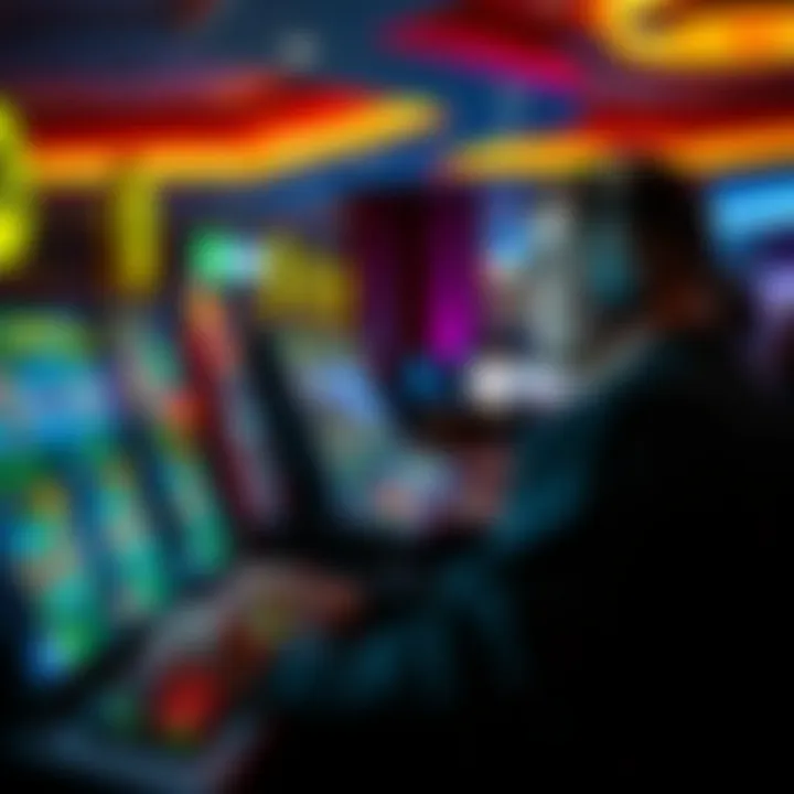 Innovative Online Gaming Experience at FanDuel A player engaging with an online gaming interface