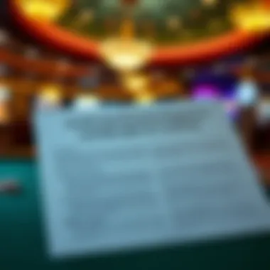 Understanding the Regulatory Landscape for Casinos Regulatory framework document representing gambling regulations