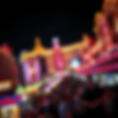 The Energy of Fremont Street Concerts Vibrant Fremont Street during a live concert