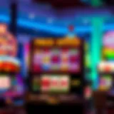 Vibrant Slot Machine Graphics Illustration of slot machine graphics