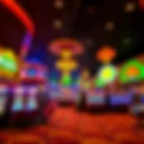 Interior view of a modern Indian casino showcasing vibrant gaming floors and entertainment areas