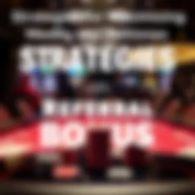 Infographic on Strategies to Maximize Referral Bonus