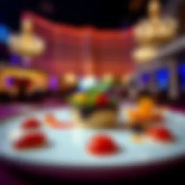 Culinary Masterpiece at Lago Bellagio Artfully presented gourmet dish highlighting culinary excellence