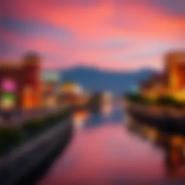 Scenic view of Laughlin's riverfront