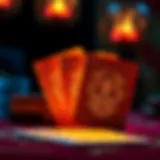 Illuminated Deck of Cards Illuminated deck of cards showcasing intricate designs