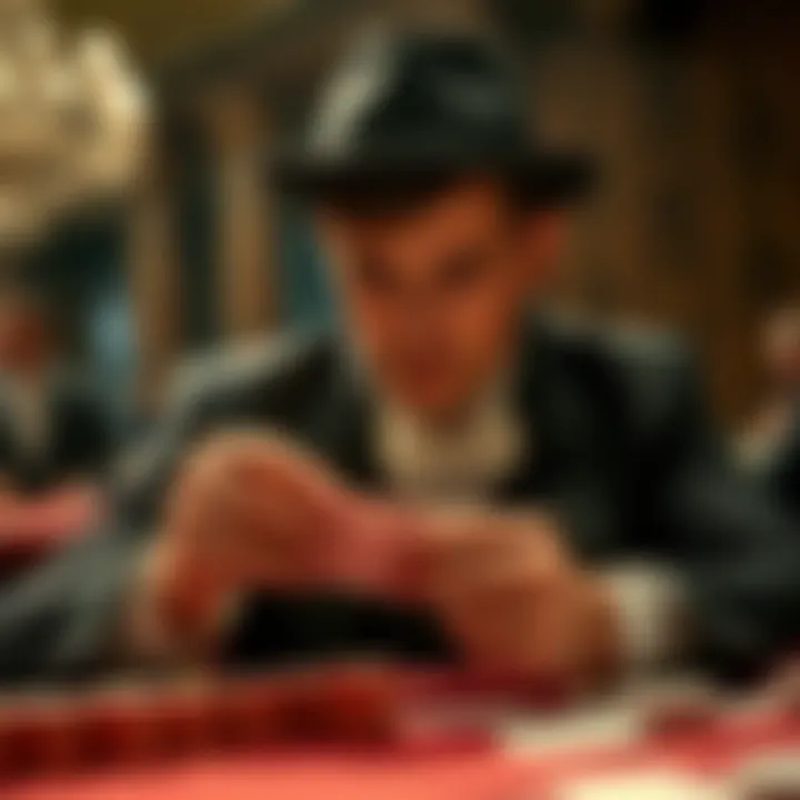 Contemplative Magician A thoughtful magician contemplating strategy and performance