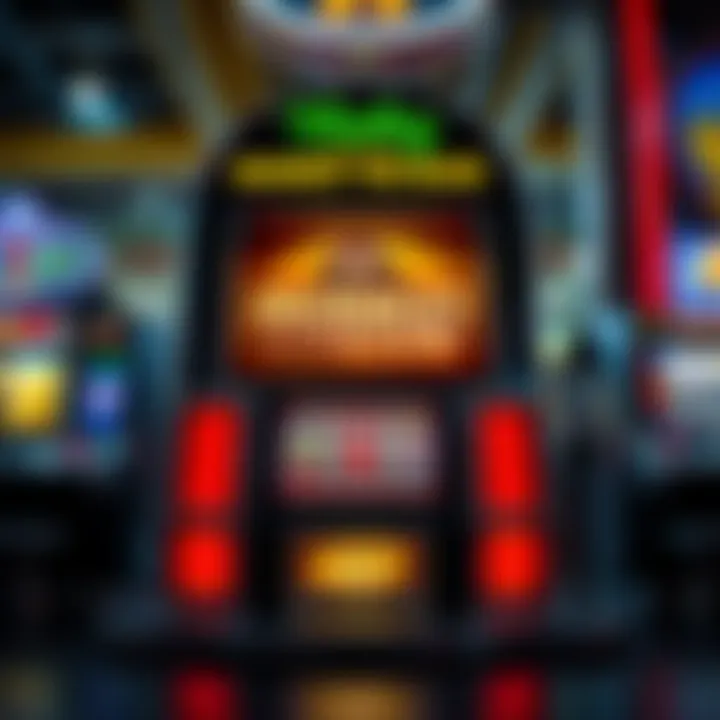 Artistic representation of the 'monkey in the bank' slot machine