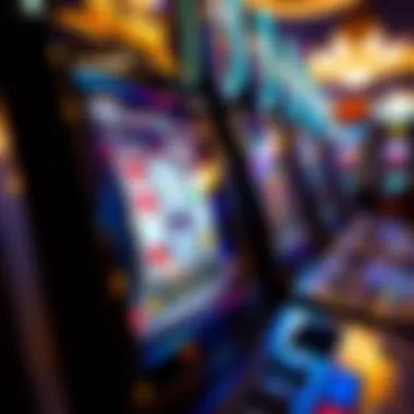 Winning Slot Machine Experience Close-up of a winning slot machine display