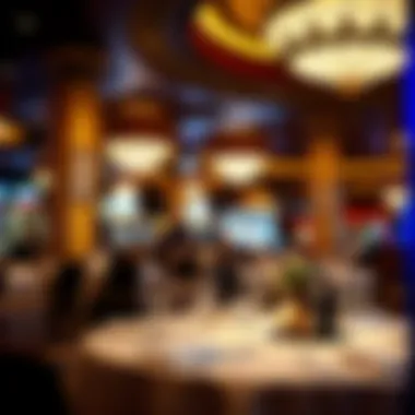 Dining Experience at Horseshoe Casino Elegant dining area within Horseshoe Casino highlighting the ambiance