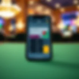 Visual representation of a tip calculator interface on an iPhone