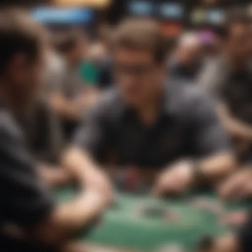 Dynamic atmosphere of a poker tournament