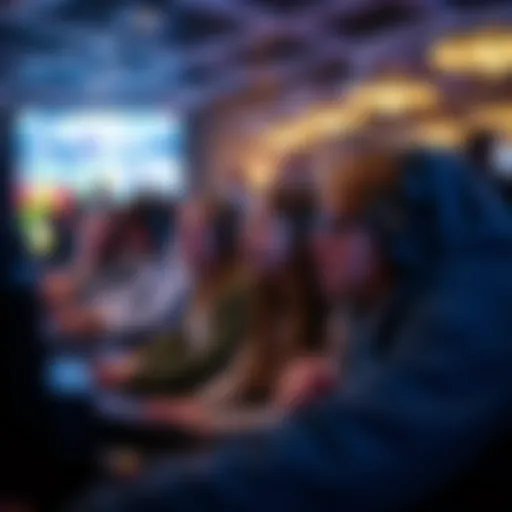 Engaging gaming event at Penn State showcasing student participation and enthusiasm.