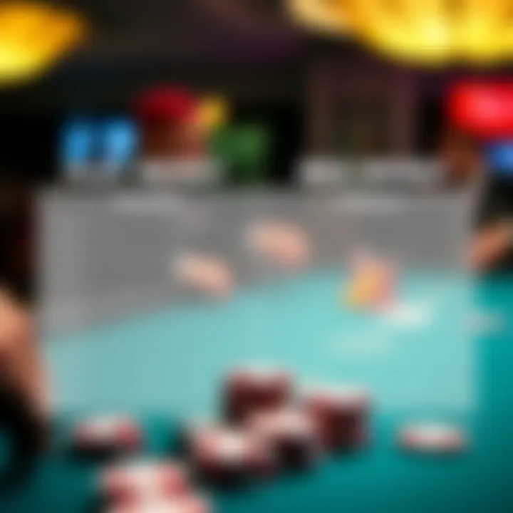 Comparison chart illustrating the differences between play money and real money poker experiences