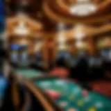 Elegant interior of Royal Palace Casino showcasing luxurious gaming areas