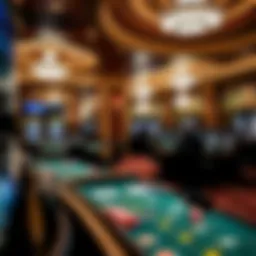 Elegant interior of Royal Palace Casino showcasing luxurious gaming areas