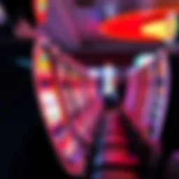 A vibrant slot machine display showcasing various themes and rewards