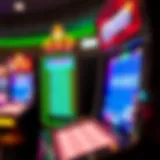 Keno gameplay showing vibrant numbers on the screen