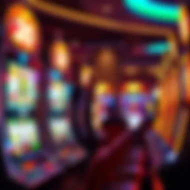 The excitement of a huge slot machine win