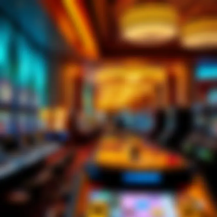 The Evolution of Modern Gaming Environments A vibrant modern casino floor depicting diverse gaming experiences