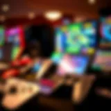 A collection of online gaming devices and controllers