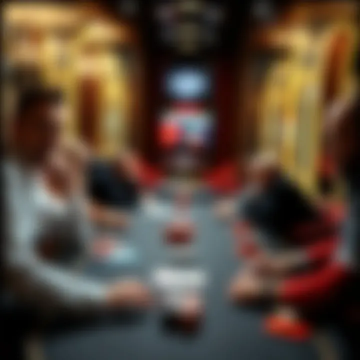An engaging poker game scenario with players at a table