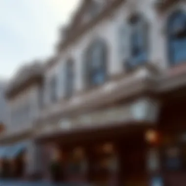 Architectural Elegance of Historic Casinos An elegant facade of a historic casino showcasing intricate architectural details