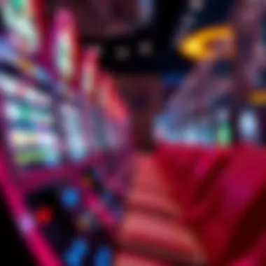 Innovative Gambling Technology Close-up of a money machine showcasing its advanced technology