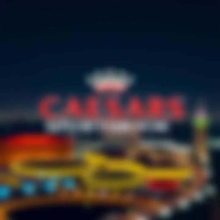 Caesars Sportsbook logo against a backdrop of Virginia skyline