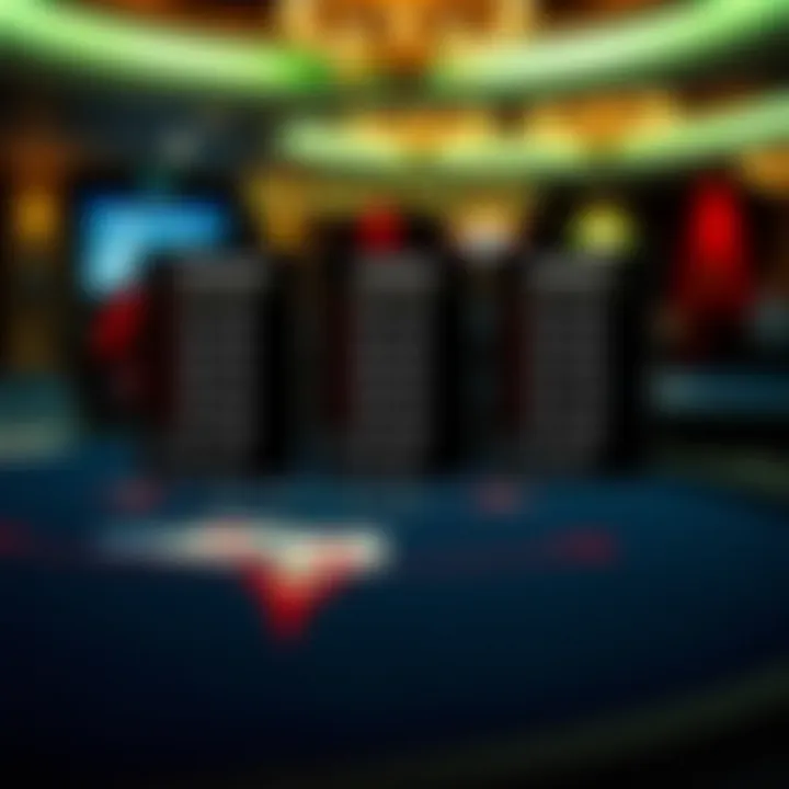 Visualization of standard payouts in Three Card Poker with winning combinations