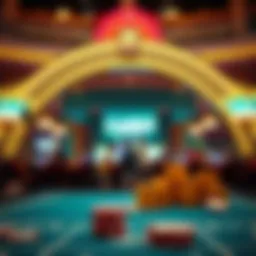 Casino bonus concept illustration