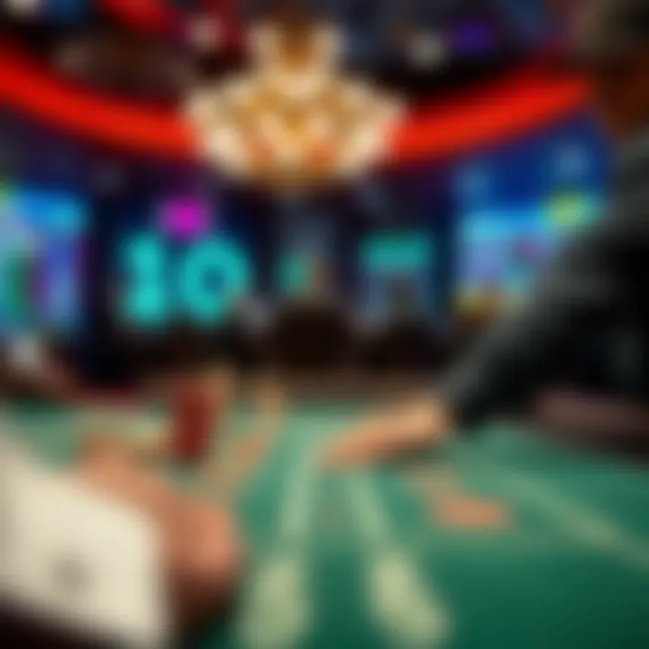 Visual representation of parlay betting mechanics