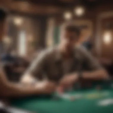 Psychology of Poker Players Illustration showing player psychology in poker