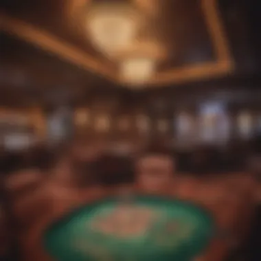 Interior view of the Peppermill Players Club showcasing luxury and comfort